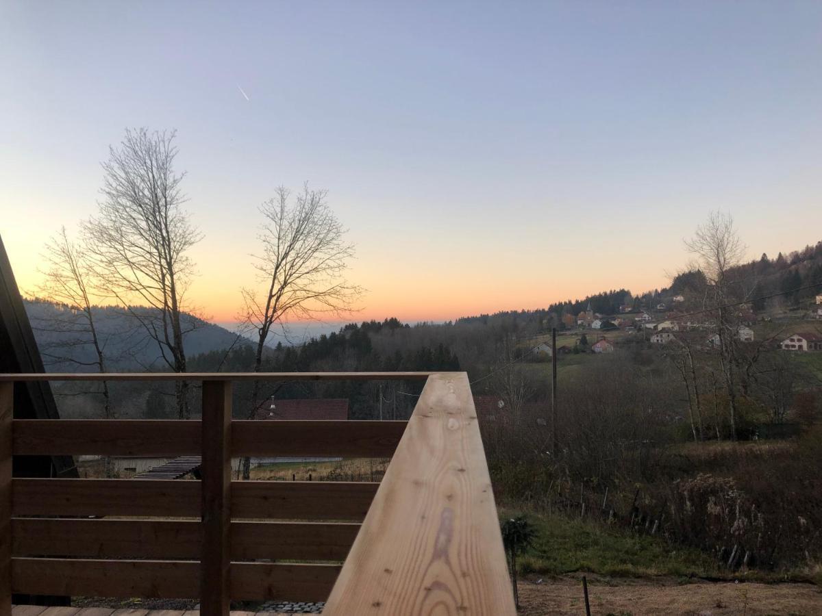 Chalet Du Fayard - Jacuzzi Avec Vue Et Detente En Pleine Nature Belfahy Kültér fotó